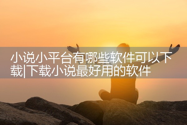 小说小平台有哪些软件可以下载